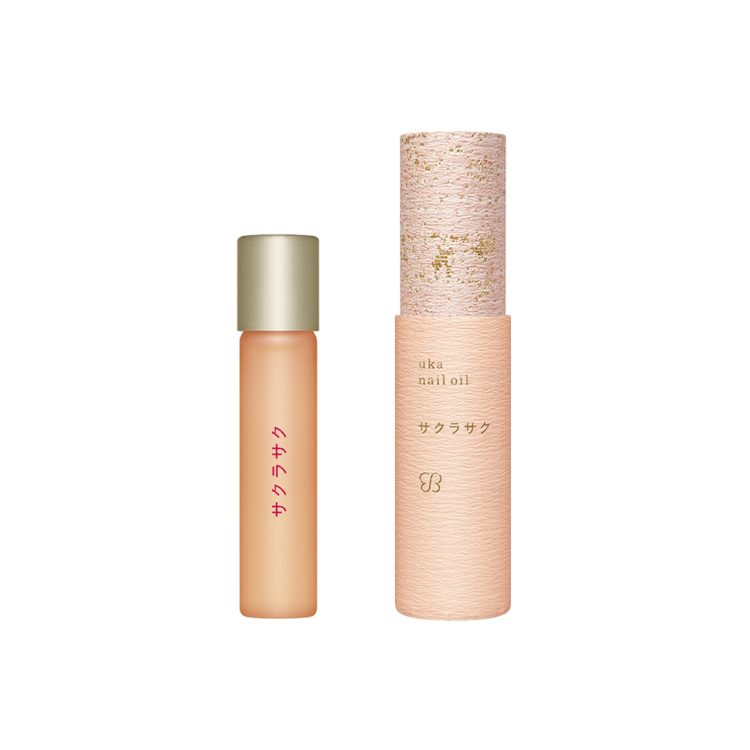 ウカりますように、皆の願いが叶いますように、そんな想いを込めて。2月15日(水)「uka nail oil サクラサク」、2月21日(火)「サクラサクキットby uka×HOSOO」が登場画像