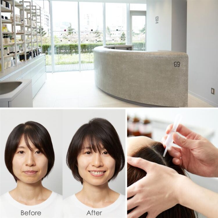 ヘアグロースで抜け毛が増えるこの季節に頭皮ケアを！画像